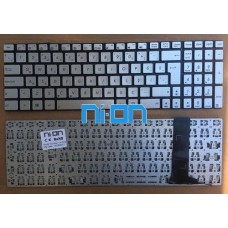 Asus N56JN Notebook Klavye (Gümüş TR)