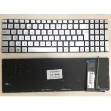 Asus N552VW Notebook Klavye (Gri Aydınlatmalı TR)