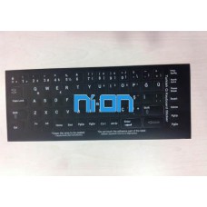  Notebook Klavyeleri için Q Türkçe Siyah Klavye Sticker
