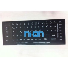 Notebook Klavyeleri için F Türkçe Siyah Klavye Sticker