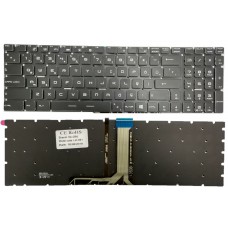 Msi MS-1793 MS1793 Notebook Klavye (Siyah TR Tek renk aydınlatmalı)