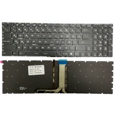 Msi GF75 Thin 9SCSR-432XTR Notebook Klavye (Siyah TR Tek renk aydınlatmalı)