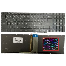 Msi GL65 Leopard 10SCXR-032XTR Notebook Klavye (Siyah TR Rgb Aydınlatmalı)