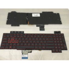 Asus ROG FX504GM-71250 Notebook Klavye (Siyah Kırmızı Tuşlu TR Aydınlatmalı)