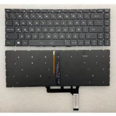 Msi GF63 THIN 9RC GF63 THIN 9SCSR Notebook Klavye (Siyah TR Aydınlatmalı)