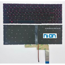 Msi Katana GF66 11UC-1087TR Notebook Klavye (Siyah Kırmızı tuş TR Aydınlatmalı)