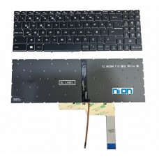 Msi KATANA GF76 12UC-059XTR Notebook Klavye (Siyah Beyaz Tuş TR Aydınlatmalı)