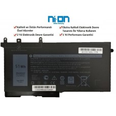 Dell Latitude 5590 3 hücre Notebook Batarya - Pil (Nion Marka)