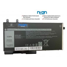 Dell Latitude 5500 Notebook Batarya - Pil (Nion Marka)